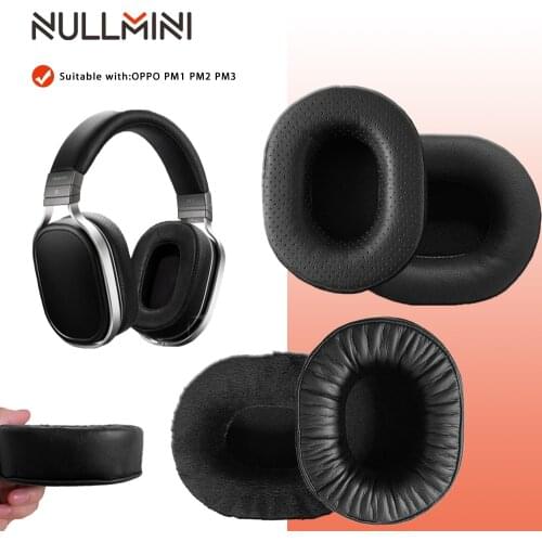 NullMini Replacement Earpads for OPPO PM-1 PM-2 PM-3 PM1 PM2 PM3 Headphones Leather Sleeve Earphone Earmuff