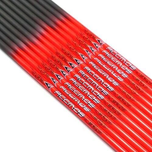 6/12pcs 32 inch ID 6.2 mm Pure Carbon Arrow Shafts Spine 300 340 400 500 600 700 800 Tube DIY Archery for Bow Hunting Shooting