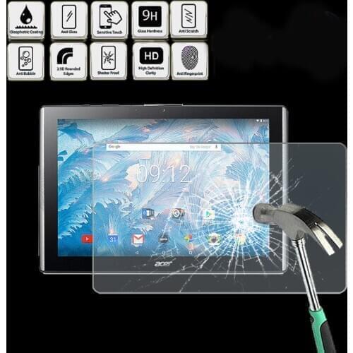 Tablet Tempered Glass Screen Protector Cover for Acer Iconia One 10 B3-A40 - Screen Film Protector Guard Cover