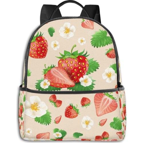 Fruit Womens backpack Storage Bag Cute Fruit backpack carrier Teen Girl Boy Large Capacity Rucksack