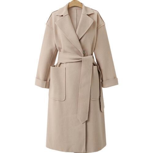 Brieuce Autumn Winter Suit Blazer Women 2019 Casual Formal Wool Coat Elegant Work Office Lady Long Sleeve Blazer Mujer Outerwear