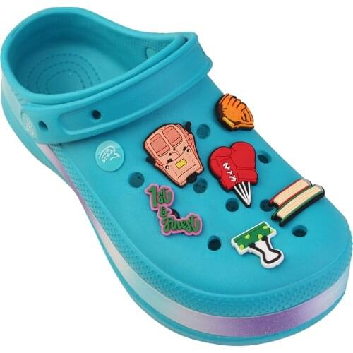 1pcs Original Shoe Charms for Bracelets Stationery Croc Charms Designer Bulk Decoration Accessories Fit Croc Jibz Kids Toy