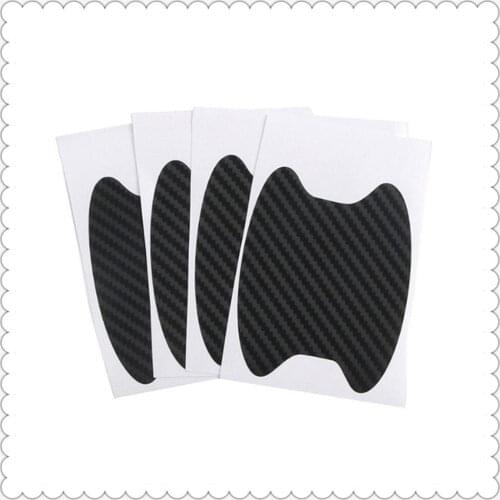 4Pcs/Set Car Door Sticker Carbon Fiber Scratches Resistant for Ferrari SP38 Portofino FXX-K 812 LaFerrari J50 488