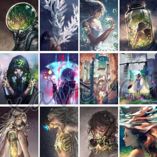 Xaviera 5D Diy Diamond Painting Fantasy Girl Handmade Artwork Home Decoration Cartoon Full Drill Mosaic Embroidery Cross Stitch