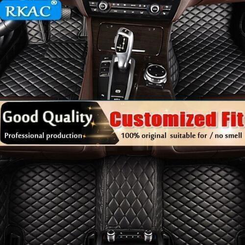 Custom fit car floor mats special for Audi A4 B5 B6 B7 B8 allraod Avant A3 A6 C6 C7 A7 A8 Q3 Q5 Q7 5D car styling carpet rugs