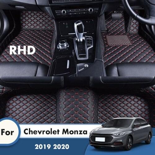 RHD Car Floor Mats For Chevrolet Monza 2020 2019 Carpets Custom Auto Styling Foot Pads Car Accessories Interior Cover Floorliner
