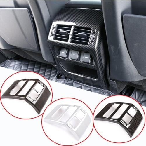 For Land Rover Discovery Sport 2020 Car-Styling ABS Chrome Rear Seat Air Condition Outlet Cover Trim Sticker Auto Accessory