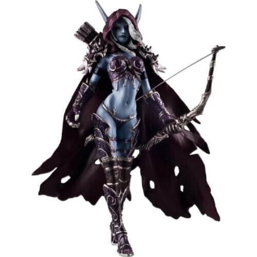 14cm Sylvanas Windrunner Archery queen PVC Action Figure Model Collection Boy Toy Birthday Gifts