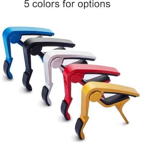 Hot Sale Aluminium Alloy Guitar Capo Quick Change Clamp Key Acoustic Classic Guitar Universal Capo Guitar Parts & Accessories