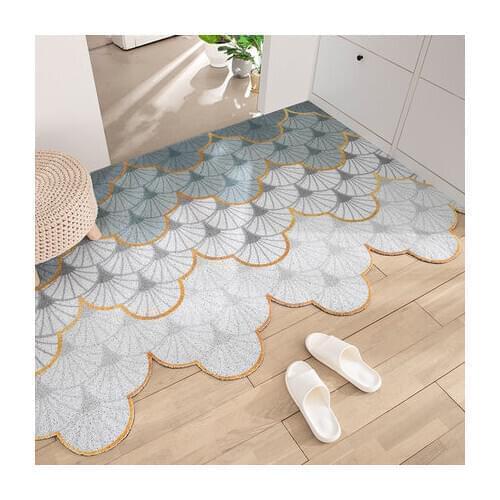 New Arrive Shell Shape DIY Home Entry Mat Hallway Floor Front Mats Anti-Slip Doormat Custom Shape Rug Nordic Minimalist