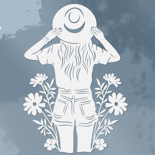 Metal Cutting Dies Cut Flower Girl Decoration Scrapbook Paper Craft Knife Mould Blade Punch Stencils