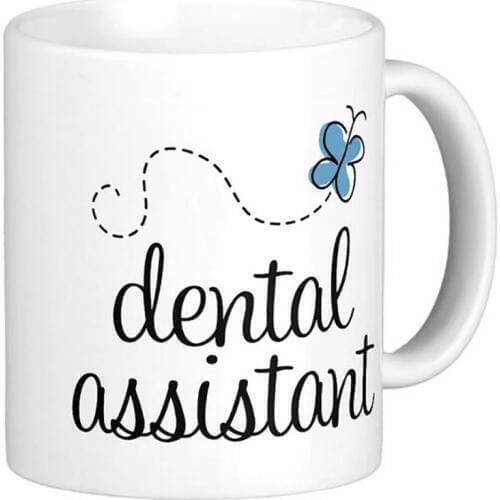 Cute Dental Assistant White Coffee Mugs Tea Mug Customize Gift By LVSURE White Ceramic Mug Travel Coffee Mugs