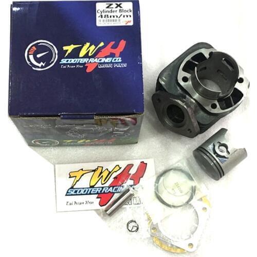 TWH Modification Big Bore Cylinder Kit Cylinder Head Cap for Scooter Honda DIO 50 DIO50 ZX 50 AF34 AF35 44mm 48MM