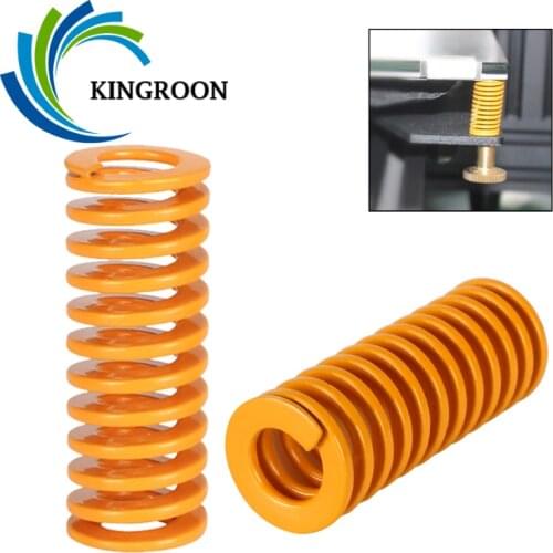KINGROON 50pcs Feeder Springs 3D Printer Parts For Extruder spring CR10 Stainless Steel Hotbed platform leveling Spring