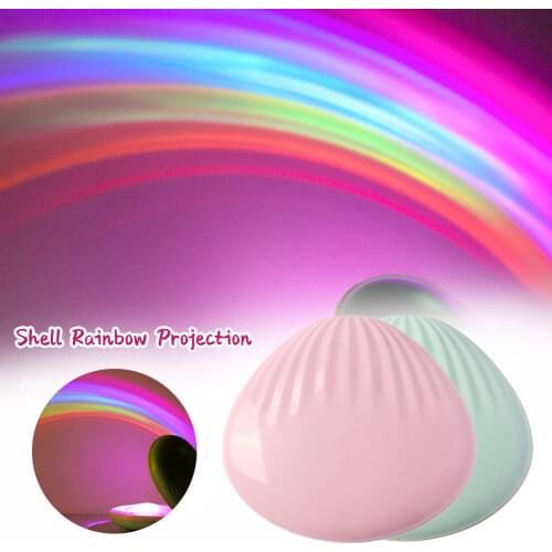 3 Modes RGB LED Lamp Colorful Led Creative Night Light Egg Shaped Rainbow Projector Light Romantic Magic Children Bedroom Decor