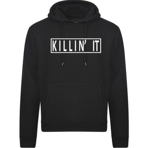 Skuggnas New Arrival Killin It Hoodie Tumblr Hoodie Hipster Top Unisex Fashion gift Hoody funny Hood Aesthetic Clothing