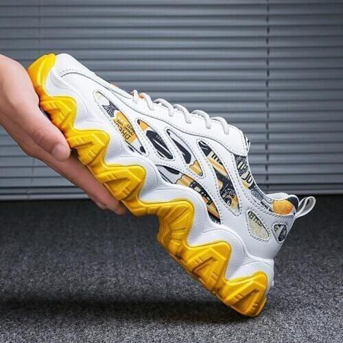 Outdoor PU Leather Mens Sneakers Men Sport Shoes Male Running Shoes Men Sports Shoes Man White Tennis Trainers Jogging GMB-0330