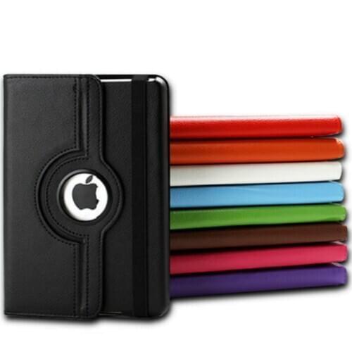 360 Degree Rotating Leather Smart Case Cover for iPad Air 10.5 2019 Air 1 Air2 5 6 mini 2 3 4 For New iPad 9.7 10.2 Pro 11 12.9