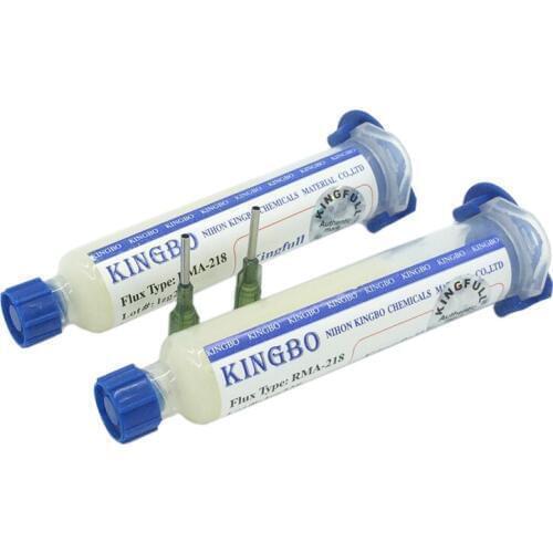 High quality Kingbo RMA-218 Flux Paste high quality Solder Flux for BGA solder station Soldering Tin Cream +2Needles