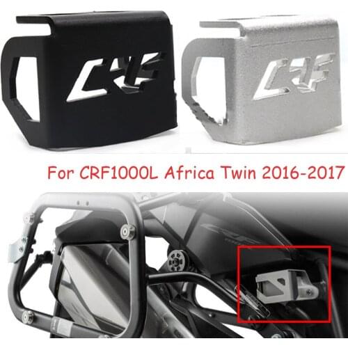Motorcycle Rear Brake Pump Fluid Reservoir Guard Protector Oil Cup Cover For Honda CRF1000L Africa Twin 2016-2018