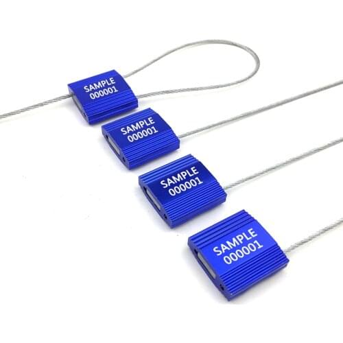 100PCS Pure metal Container seals Frost resistance disposable cable seals truck car seal Security Anti-theft Band lock