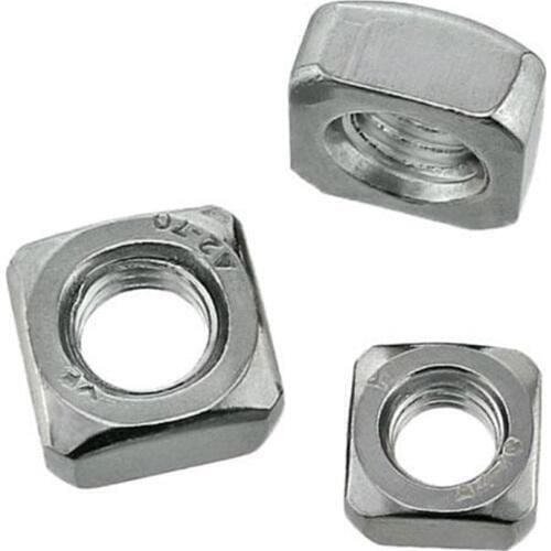 20Pcs DIN557 M3 M4 M5 M6 M8 304 Stainless Steel Square Nuts