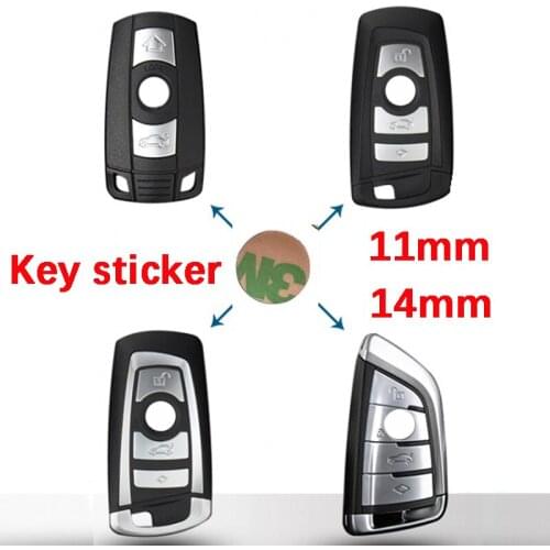5PCS 11mm 14mm Remote Key Badge Emblem Logo Replacement for BMW 3 Series 5 Series 7 Series Z4 X3 X4 X5 X6 car key logo