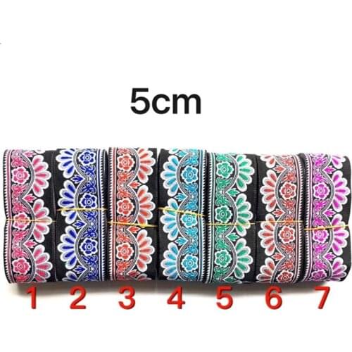 5cm nation style computer embroidered ribbon,XERY20030330A