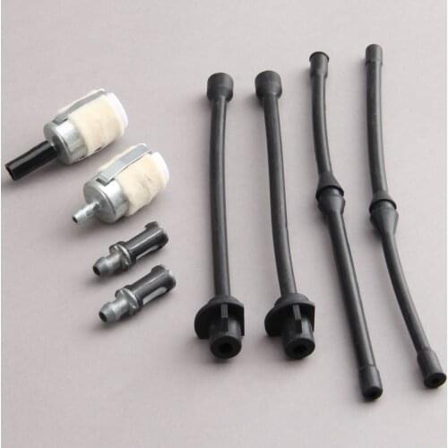 8PCS/4SETS Chain Saw Fuel Pipe +Oil Pipe +Fuel Oil Filter Kit fit For 52cc 58cc Chainsaw Spare Parts Hose Set 4500/5200/5800