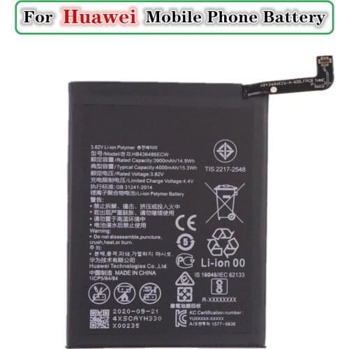 Hb436486ecw Battery For Huawei P20 Pro mate 20 honor View 20 V20 honor 20 pro Mate 10 / 10 Pro High Quality Batterie Bateria