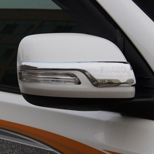 Accessories For Toyota Land Cruiser 150 Prado LC150 FJ150 2014-2016 Rearview Mirror Decorative Bright Bar Car Styling