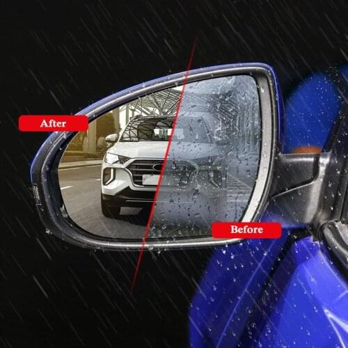 2PCS Car Waterproof Anti Fog Film Rearview Mirror Film Sticker Window Clear Sticker For Hyundai Tucson 2019-Presen Car Accessory