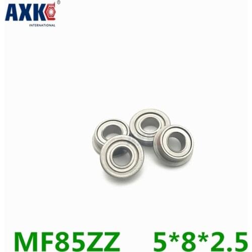 Axk 50pcs Free Shipping Boutique Flange Ball Bearings Mf85zz / Lf850zz Size 5*8*9.2*2.5*0.6 Mm