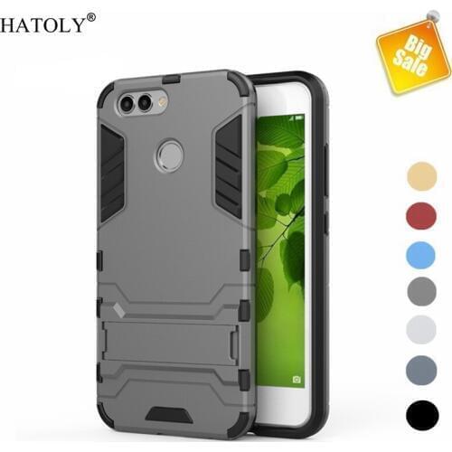 For Cover Huawei Nova 2 Case Shockproof Armor Hard Cover For Nova2 Silicone Anti-Knock Stand Phone Bumper Case For Huawei Nova 2