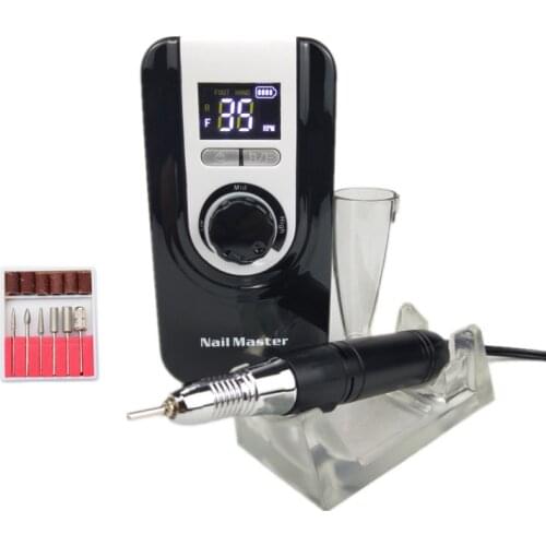 35000rmp Electric Nail Drill Rechargeable Manicure Set Grinder All Nail Pedicure Gel Polishing Accessories Tools