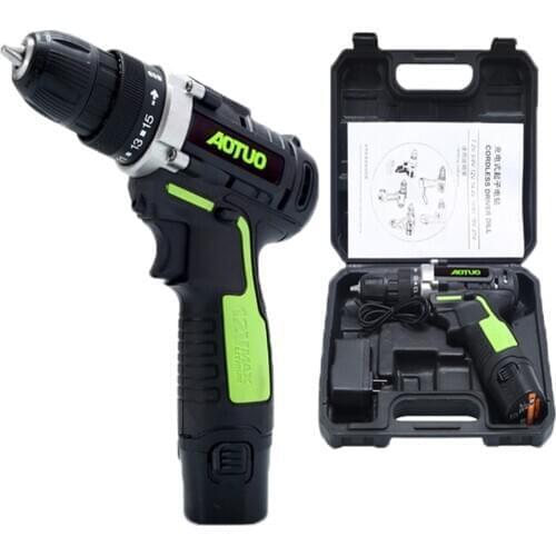 Q83 Electric Drill Multi-function Charging Electric Screwdriver Hand Drill 12V Lithium Battery