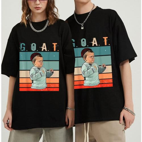 Hasbulla Fighting Meme T Shirt Mini Khabib Blogger T-Shirt High Quality Crew Neck Pure Cotton Premium Tee Tops Oversized Unisex