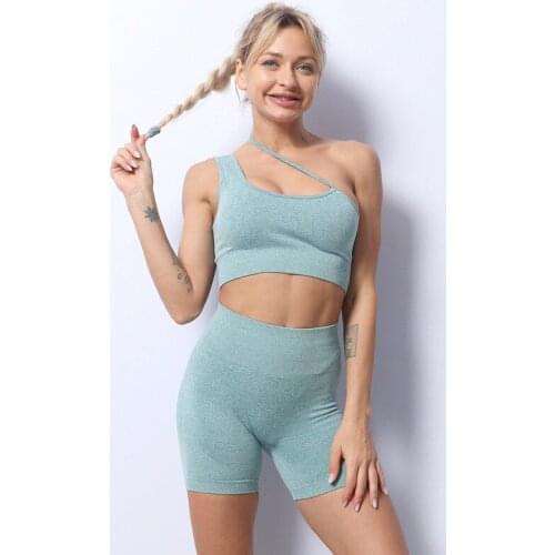 Yoga Sets 2 Piece Set Women Seamless High Waisted Sports Sets Yoga Sets Women Gym Clothes Sports Wear for Women Gym 10 Colors