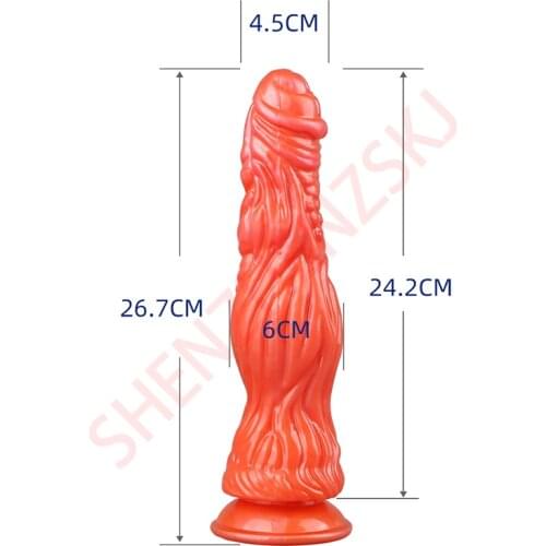 Colorful Crocodile Penis long Dog dildo Simulation Dildos Anal Plug Female male butt plug animal dick men Masturbate Erotic Shop