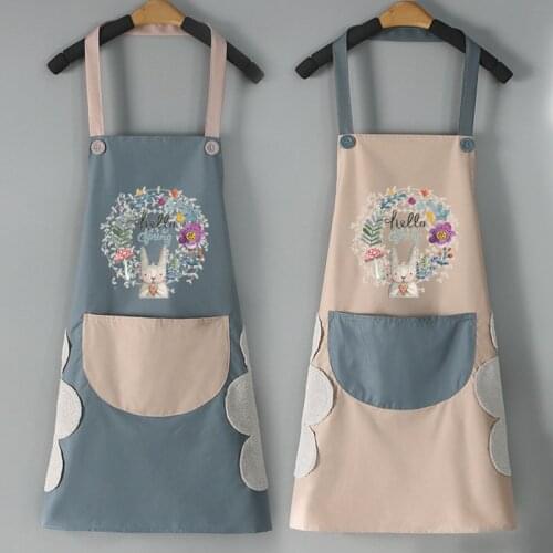 Fashionable Korean Aprons Baking Accessories Apron Kitchen Cooking Accessories Aprons For Women Home Cleaning Supplies