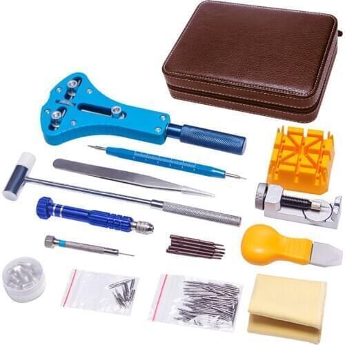 143 WATCH REPAIR TOOL KIT WATCHMAKER BACK CASE REMOVER OPENER SPRING PIN BAR