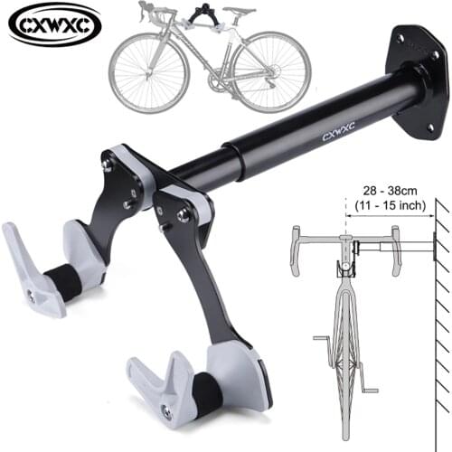 Bicycle Bike Wall Mount Horizontal MTB Road Bicycle Rack Wall Hanger Hooks Holder for Garage Indoor Bike Storage Repair Stand