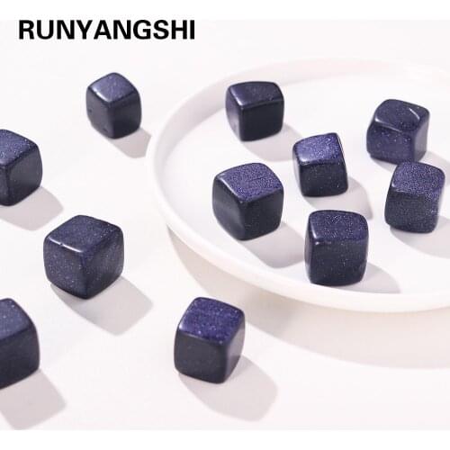 Natural Tumbled Stone Blue sandstone Gemstone Rock Mineral Crystal polish Healing meditation for feng shui decor