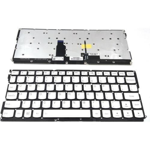 New Laptop Keyboard for Lenovo Yoga 900S-12ISK Type 80ML Silver With Backlit Without Frame