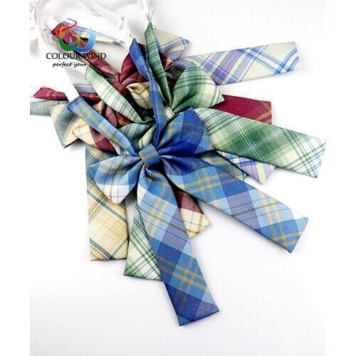 New Japanese JK Uniform Bow Tie Girls Students Cotton Butterfly Sweet Lovely JK Style 30 Colors Shirt Accessories Wholesale