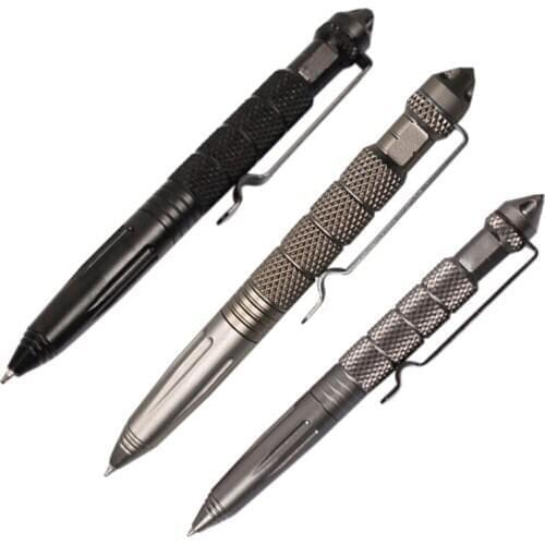 Outdoor Portable Self - Defense Tactical Pen Aviation Aluminum Anti-skid Travel Camping Self Defense Emergency Survival Tools