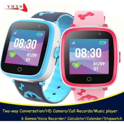 Smart Watch for Kids Student Girls Play Puzzle Game Games Watch Baby Music Dual Camera Clock Voice Call Phone Wrist Watches