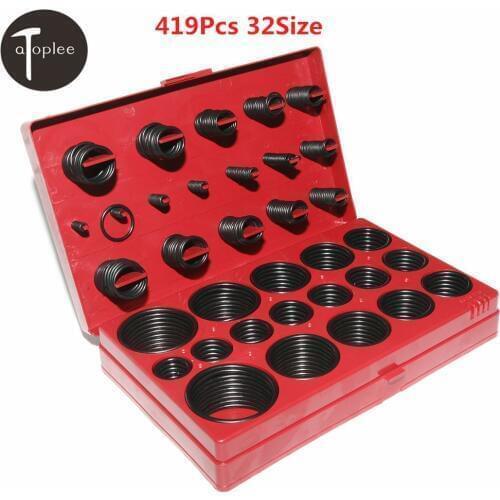 Universal 419Pcs Car Assorted Rubber O Ring Seal Assortment Kit Set Professional Garage Plumbing Transmission O rings Tool