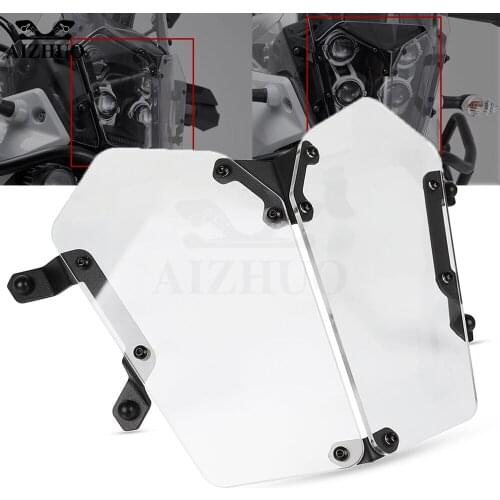 FOR YAMAHA Tenere 700 TENERE700 Motorcycle Grille Headlight Protector Guard Lense Cover Tenere700 2019 2020 2021 XTZ690 XTZ700