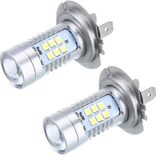 2pcs H7 led Car Light 21W 12V Super Bright White Lights Bulb High Power Car Headlights Lamp Car Light Source Parking